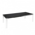 Table Ext. Janet 140 Noir/Blanc
