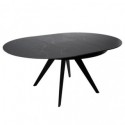 Table Ext. Luna 130 Noir/Noir