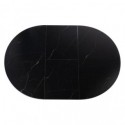 Table Ext. Luna 130 Noir/Noir
