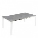 Table Ext. Luna 130 Gris/Noir