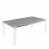 Table Ext. Luna 130 Gris/Noir