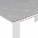 Table Ext. Luna 130 Gris/Noir