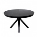 Table Ext. Zuri 130 Noir/Noir
