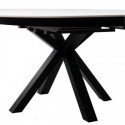 Table Ext. Zuri 130 Gris/Noir