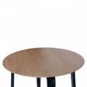 Table Fixe Nora 100 Chêne/Noir