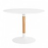 Table Fixe Mira 100 Blanc/Chêne