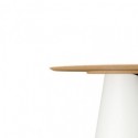 Table Fixe Daisy 100 Chêne/Blanc