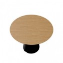 Table Fixe Daisy 100 Chêne/Noir