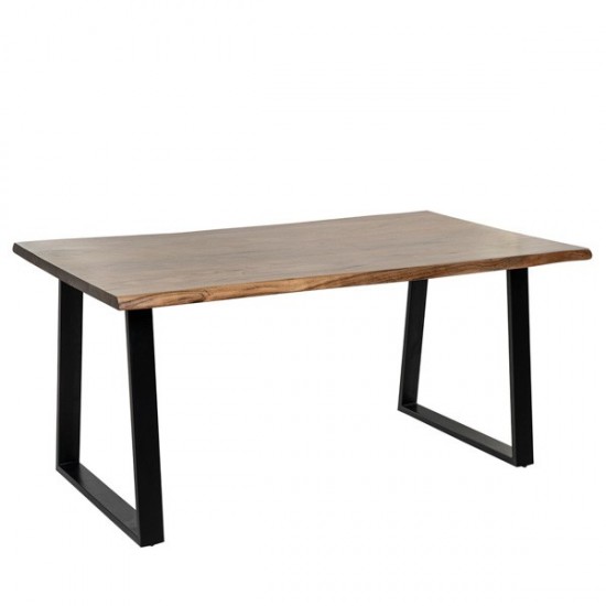 Table Fixe Laban Naturel/Noir