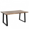 Table Fixe Laban Naturel/Noir