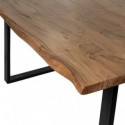 Table Fixe Laban Naturel/Noir