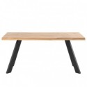 Table Fixe Lucina Chêne/Noir