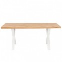 Table Fixe Corine Chêne/Blanc