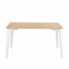 Table Fixe Stacy 140 Chêne/Blanc
