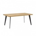 Table Fixe Randy Chêne/Noir