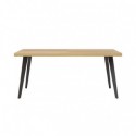 Table Fixe Randy Chêne/Noir