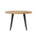 Table Fixe Amanda Chêne/Noir