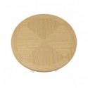 Table Fixe Beverly Chêne/Blanc
