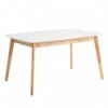 Table Ext. Kenna 140 Blanc/Chêne