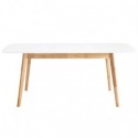 Table Ext. Kenna 140 Blanc/Chêne
