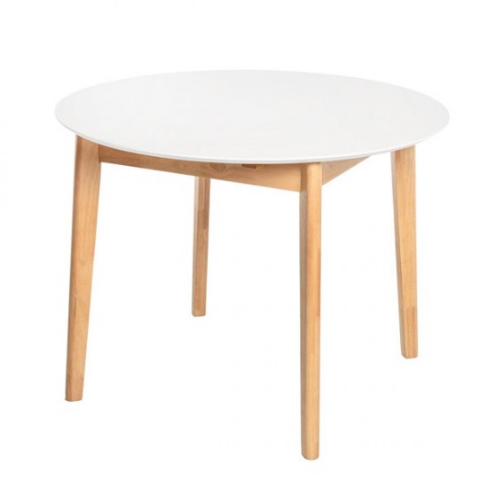 Table Ext. Liana 100 Blanc/Chêne