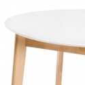 Table Ext. Liana 100 Blanc/Chêne