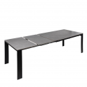 Table Ext. Janet 140 Gris/Noir