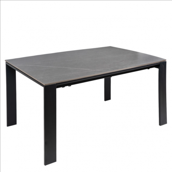 Table Ext. Janet 140 Gris/Noir