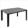 Table Ext. Janet 140 Gris/Noir