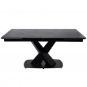 Table Extensible Valeri 160 Noir/Noir
