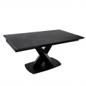Table Extensible Valeri 160 Noir/Noir