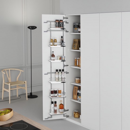 Étagère de garde-manger Chrome Compact