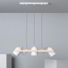 Suspension Bois et Métal Klarhet Blanc