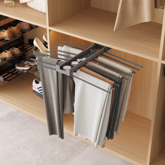 Porte-pantalon Extensible Chic avec Plateau Porte-objets