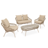 Ensemble de jardin SALONICA beige