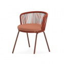 Chaise d'extérieur VILMA terracotta