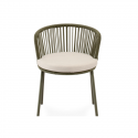 Chaise d'extérieur VILMA verte