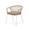 Silla de exterior SOLENE blanc