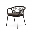 Chaise d'extérieur SOLENE grise