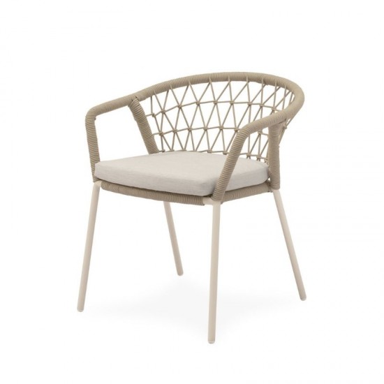 Chaise d'extérieur SOLENE beige