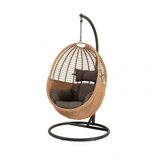 Fauteuil suspendu d'extérieur HANNOVER gris