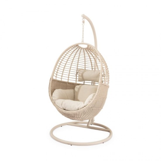 Fauteuil suspendu d'extérieur HANNOVER beige