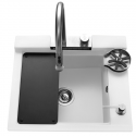 Évier Sur Comptoir Multifonction Shiva Blanc