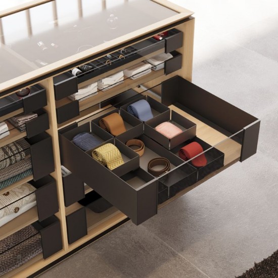 Plateau Rectangulaire Accessoires Chic pour Armoire