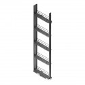 Colonne Extractible Porte-bouteilles Anthracite Compact