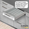 Tiroir Cuisine Porte-Couverts PVC Gris Europa