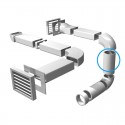 Tube flexible rond Diamètre 102mm Longueur 3000mm