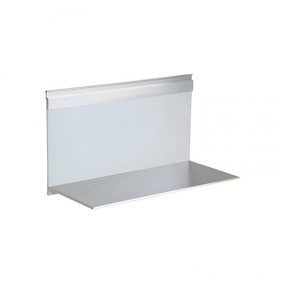 Étagère en Aluminium et Verre Linero Modern