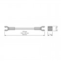 Séparateurs de Bouteilles Acier Chromé Compact (4 pcs)