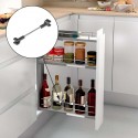 Séparateurs de Bouteilles Acier Chromé Compact (4 pcs)